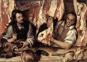 PASSEROTTI, Bartolomeo The Butcher's Shop a oil on canvas